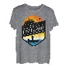 Ich wäre lieber am Fish Lake Wisconsin Sunset Fishing T-Shirt