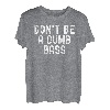 Don't Be A Dumb Barsch Angeln Lustiger Angler Fisch Witz T-Shirt