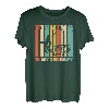 Retro Fishing Is My Therapy Lustige Männer Vatertag Angeln T-Shirt