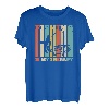 Retro Fishing Is My Therapy Lustige Männer Vatertag Angeln T-Shirt