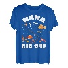 Nana Of The Big One Geburtstag Angeln Thema Geburtstag Feier T-Shirt