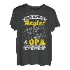 Herren Der Beste Angler & Opa Zu Sein Nicht Einfach Aber Bin Ich T-Shirt
