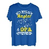 Herren Der Beste Angler & Opa Zu Sein Nicht Einfach Aber Bin Ich T-Shirt