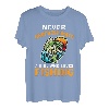 Unterschätze niemals ein Mädchen, das gerne angeln T-Shirt