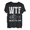 WTF Wo ist Fish Fishing Humor Fisherman Apparel T-Shirt