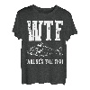WTF Wo ist Fish Fishing Humor Fisherman Apparel T-Shirt