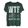 WTF Wo ist Fish Fishing Humor Fisherman Apparel T-Shirt