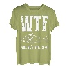WTF Wo ist Fish Fishing Humor Fisherman Apparel T-Shirt