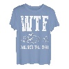 WTF Wo ist Fish Fishing Humor Fisherman Apparel T-Shirt