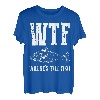 WTF Wo ist Fish Fishing Humor Fisherman Apparel T-Shirt