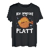 Plattfisch Angeln Spruch Hapfox Scholle Fisch T-Shirt