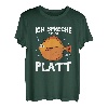 Plattfisch Angeln Spruch Hapfox Scholle Fisch T-Shirt