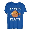 Plattfisch Angeln Spruch Hapfox Scholle Fisch T-Shirt