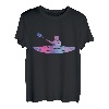 Kajak-Paddel Kajak-Silhouette T-Shirt