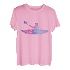 Kajak-Paddel Kajak-Silhouette T-Shirt