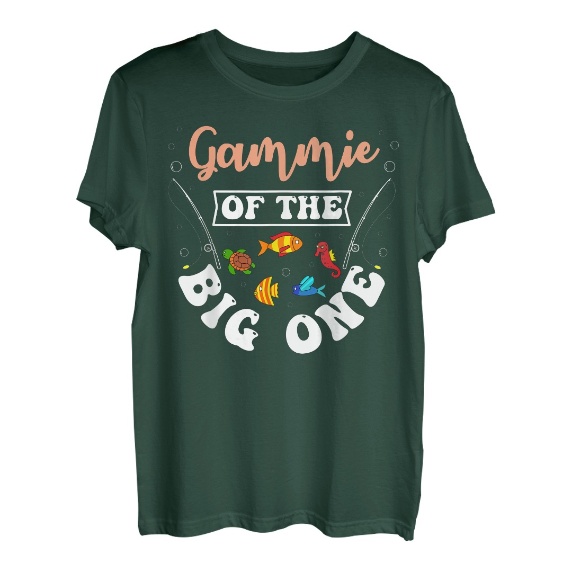 Gammie Of The Big One Angeln, Geburtstagsparty T-Shirt