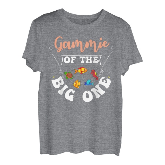 Gammie Of The Big One Angeln, Geburtstagsparty T-Shirt