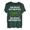 Angler Spruch Zum Angeln Geboren Köder Angelrute Fischer T-Shirt
