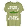 Angler Spruch Zum Angeln Geboren Köder Angelrute Fischer T-Shirt