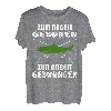 Angler Spruch Zum Angeln Geboren Köder Angelrute Fischer T-Shirt