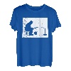 Eis- oder Schnee-Angeln, Colorado-Karte T-Shirt