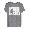 Eis- oder Schnee-Angeln, Colorado-Karte T-Shirt