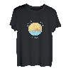 Retro-Sonnenuntergang, bunt, Strand, Florida, Ozean, Kunst T-Shirt