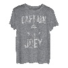 Herren Lustiges personalisiertes Bootsshirt Vorname Captain Joey T-Shirt
