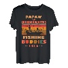 Herzliche Freunde fürs Leben beim Angeln von PAPAW Enkelinnen T-Shirt