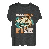Angelrolle für Mädchen, Fischer, Angeln, Design T-Shirt