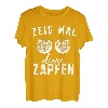Herren Zeig mal deine Zapfen Angeln Lustiger Angler T-Shirt