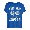 Herren Zeig mal deine Zapfen Angeln Lustiger Angler T-Shirt