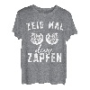 Herren Zeig mal deine Zapfen Angeln Lustiger Angler T-Shirt