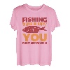 Lustiger Fischerspruch Angelliebhaber Angelsport T-Shirt