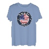 Rangeley Lake - Patriotisches Mainesouvenir T-Shirt