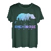 Anchorage Alaska Bear Grizzly Pride im Freien, Vintage-Stil T-Shirt