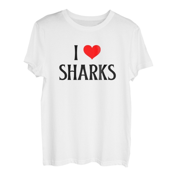 i love sharks t shirt