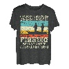 Wochenendvorhersage Angeln Retro Vintage Angeln T-Shirt