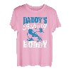 Daddy's Fishing Buddy Dad Fish Young Fisherman Vatertag T-Shirt