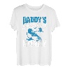 Daddy's Fishing Buddy Dad Fish Young Fisherman Vatertag T-Shirt