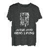Jesus und Handfutter Lustiges christliches Angler-Design T-Shirt