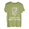 Jesus und Handfutter Lustiges christliches Angler-Design T-Shirt