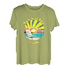 Bar Harbor Retro Sonnenuntergang & Strandurlaub T-Shirt
