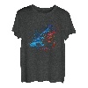Retro Angler Flammen Fischer Vintage Angelrute Fisch T-Shirt
