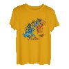 Retro Angler Flammen Fischer Vintage Angelrute Fisch T-Shirt