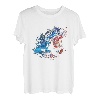 Retro Angler Flammen Fischer Vintage Angelrute Fisch T-Shirt