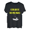 Ich liebe meine Frau | Angler Spruch Fischen Männer Angeln T-Shirt