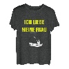 Ich liebe meine Frau | Angler Spruch Fischen Männer Angeln T-Shirt