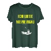 Ich liebe meine Frau | Angler Spruch Fischen Männer Angeln T-Shirt