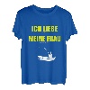 Ich liebe meine Frau | Angler Spruch Fischen Männer Angeln T-Shirt